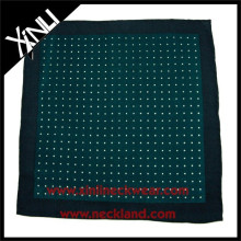 Novos Produtos Homens Custom Print Cotton Pocket Square Acessórios